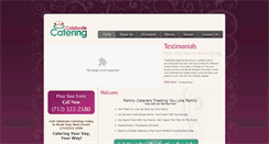 Desktop Screenshot of celebratecatering4u.com